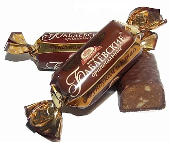 БАБАЕВСКИЕ Конфеты ОРИГИНАЛЬНЫЕ Фундук/Какао пралиновые  1*4