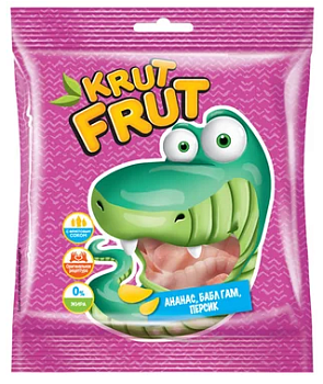 KDV Мармелад жевательный КрутФрут Червячки 70гр  1*50