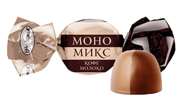 АККОНД Конфеты МОНОМИКС кофе с молоком 1*3