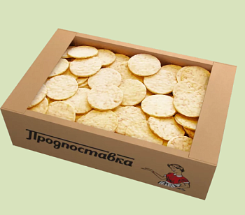 ПРОДПОСТАВКА Печенье КУКУРУЗНОЕ "ЛЕГКОЕ" в бел.глаз. 1Б  1*1