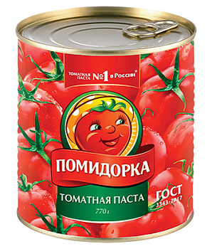 -25% АКЦИЯ ПОМИДОРКА Томатная паста  770гр ж/б 1*6
