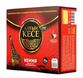 АЛТЫН КЕСЕ Чай черный пак. КЕНИЯ 100пак   1*30