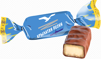 НП НК Конфеты КРЫЛАТАЯ ПЕСНЯ помадные /пак.1кг/ 1*6
