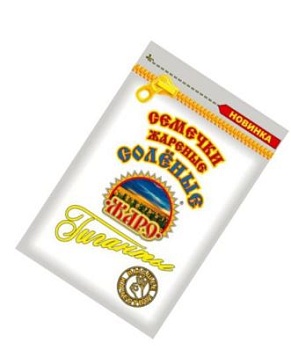 ЖАРО Семечки подсолн жареные ГИГАНТЫ соленые 280гр.  1*8