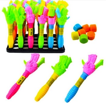 КАНДИ-КЛАБ ДРАЖЕ в тубе с игрушкой ЗУБАСТИК 2гр  12*30