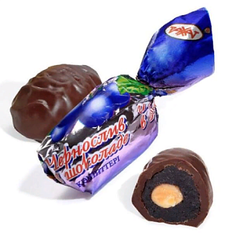 РАХАТ Конфеты ЧЕРНОСЛИВ в шоколаде оригинальные  1*4 РАХАТ Конфеты ЧЕРНОСЛИВ в шоколаде оригинальные  1*4