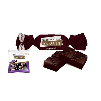 АККОНД Шоколад МИНИ-ШОКОЛАД Горький   1*3 АККОНД Шоколад МИНИ-ШОКОЛАД Горький   1*3