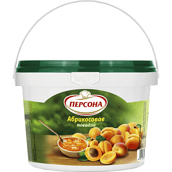 ПЕРСОНА Повидло АБРИКОСОВОЕ  870гр ведро 1*12