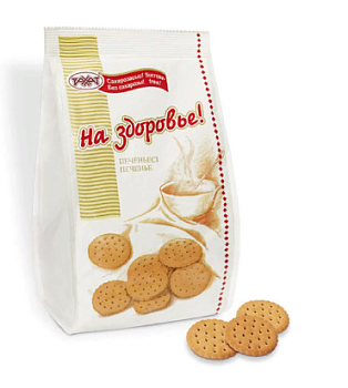 РАХАТ Печенье затяжное НА ЗДОРОВЬЕ фас.350гр  1*8