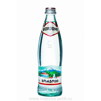 БОРЖОМИ Вода минеральная питьевая газ  0,33л ст/бут  1*12