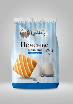 РОДИНА Печенье LIAMAIR Молочное фас.200гр  1*10