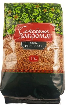 СЕМЕЙНЫЕ ЗАКРОМА Рис для плова 1500гр  1*6