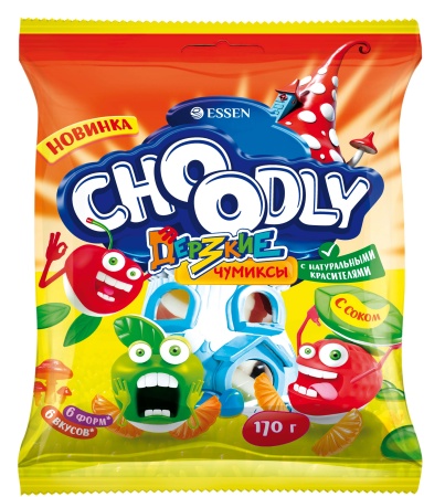 «CHOОDLY® ДЕРЗКИЕ ЧУМИКСЫ®» МАРМЕЛАД ЖЕВАТЕЛЬНЫЙ 170г