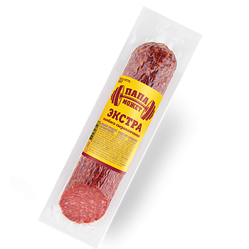 ЖЦ ПАПА МОЖЕТ Колбаса сырокопч ЭКСТРА 0,250кг  1*1