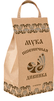 ДИВИНКА Мука Пшеничная 2 сорт /пак 4,1кг/  1*4
