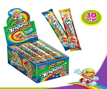 КАНДИ-КЛАБ ХРУСТЯМБА Мармелад жеват. в хруст. обсыпке  10гр  12*30 КАНДИ-КЛАБ ХРУСТЯМБА Мармелад жеват. в хруст. обсыпке  10гр  12*30