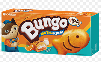 -10% Орион Пирожное БУНГО молоко и апельсин (20*4) 120гр   1*20