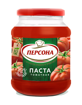 ПЕРСОНА Томатная паста 18%  250гр ст/банка твист 1*12