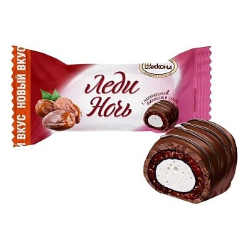 АККОНД Конфеты ЛЕДИ НОЧЬ финики 500гр 1*6