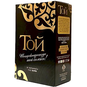 ТОЙ Чай черный лист. ИНДИЯ (ЧЕРНЫЙ) 150гр пачка 1*40