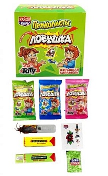 КАНДИ-КЛАБ ПРИКОЛИСТЫ.ЛОВУШКА Взрывная карамель с тату 1гр  12*30 КАНДИ-КЛАБ ПРИКОЛИСТЫ.ЛОВУШКА Взрывная карамель с тату 1гр  12*30