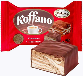 АККОНД Конфеты КОФФАНО ТИРАМИСУ  1*4