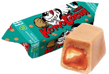 СВИТЛАЙФ Конфеты неглазир. КОТОВАСИЯ помадная /пак.1кг/ 1*4