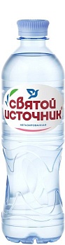 СВЯТОЙ ИСТОЧНИК Вода 0,5л ПЭТ Негазированная 1*12
