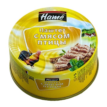ХАМЕ Паштет 250гр Мясо птицы 1*8
