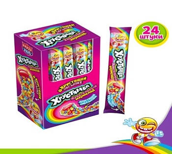 КАНДИ-КЛАБ ХРУСТЯМБА жеват.мармелад  15гр  12*24 КАНДИ-КЛАБ ХРУСТЯМБА жеват.мармелад  15гр  12*24