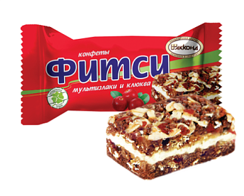 АККОНД Конфеты ФИТСИ мультизлак. и клюква фас.1кг пакет 1*3