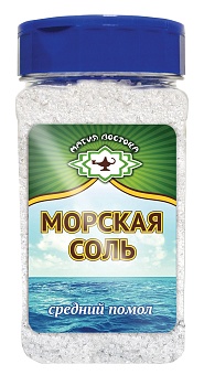 МВ Соль Морская средний помол 410гр  1*6