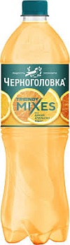 ЧЕРНОГОЛОВКА Напиток газированный 1,0л КОЛА вкус дикого апельсина и юдзу ПЭТ   1*12