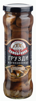 -20% СКАТ-САМОБР Грибы ГРУЗДИ маринованные  370мл  1*12