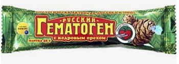ФАРМ-ПРО Гематоген РУССКИЙ Кедровый орех 40гр.  8*24