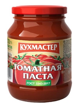 КУХМАСТЕР Томатная паста  270гр  ГОСТ1*12