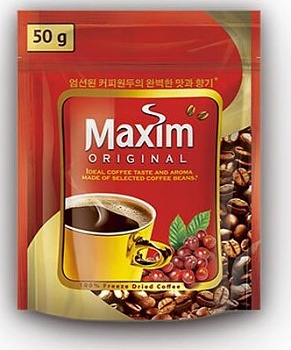 МАКСИМ Кофе сублим.  50гр м/уп 1*18