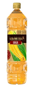 КУБАНОЧКА Масло кукурузное раф.дез 1л  1*15