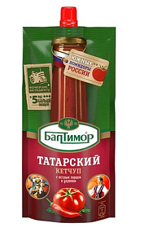БАЛТИМОР Кетчуп Татарский 260гр д/пак 1*28