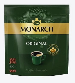 КРАФТ Кофе сублим. МОНАРХ(опт) 500гр м/уп 1*6 КРАФТ Кофе сублим. МОНАРХ(опт) 500гр м/уп 1*6