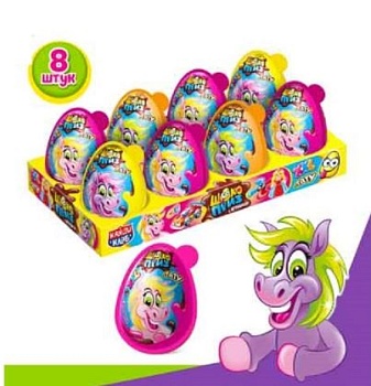 КАНДИ-КЛАБ ШОКОПРИЗ Яйцо XXL печенье с шок.пастой и игрушкой НЯШКА КОНЯШКА 30гр  6*8