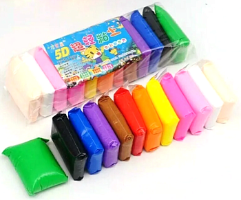 Игрушка ГЛИНА ДЛЯ ЛЕПКИ 12 цветов   1*1