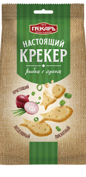 СЛАВЯНКА Крекер РЫБКИ с луком 220гр  1*14