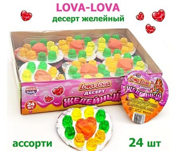КАНДИ-КЛАБ Десерт желейный ЛОВА-ЛОВА ассорти 35гр  12*24