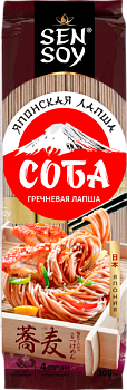 СЭНСОЙ Лапша гречневая SOBA 300гр  1*24
