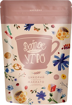 ДОБРОЕ УТРО Цикорий МАКИАТО 80гр м/уп 1*36
