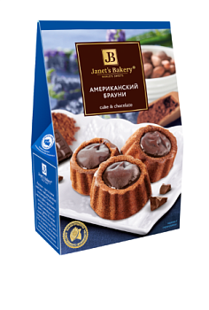 СЛАВЯНКА Десерт JANET`S BAKERY Американский брауни 180гр  1*10