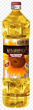Масло подсолн. КУБАНОЧКА 1л нераф  1*15