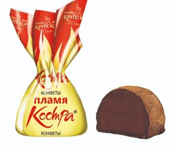 СЛАВЯНКА Конфеты ПЛАМЯ КОСТРА пралиновые /пак 1кг/ 1*4 СЛАВЯНКА Конфеты ПЛАМЯ КОСТРА пралиновые /пак 1кг/ 1*4