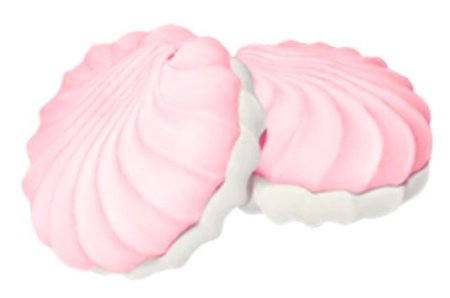 зефир бело-розовый